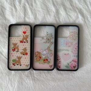 Wildflower iPhone Cases Set of 3